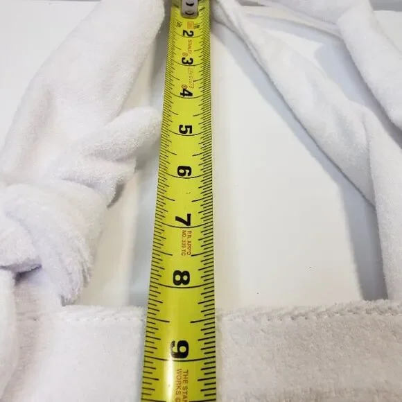 Stoney Clover Lane White Terry Cloth Tote Bag Embossed Beach Carry All 17x14 - Picture 11 of 11